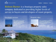Robson Barnes - web-сайт компании, занимающейся продажей недвижимости